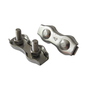 Wire rope cable clip clamp High Quality Stainless Steel Duplex Wire Rope Clip
