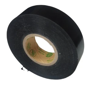 UL Jumbo Long Roll Heat-Resistant PVC Insulating Cinta Aislante Electrica Taiwan Black Shiny Electrical Insulation Tape Factory