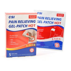 CSI Hydrogel Capsa Active Ingredient Pain Hot Patch Body Warmer Patch Heating Patches For Back Neck Knee Joints Pain