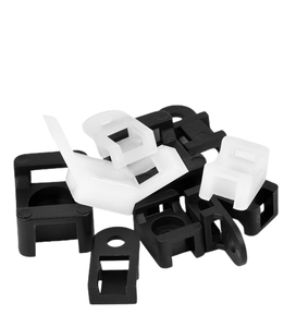 Cable Tie Holder Clip Plastic Clamps Mount Clamp Wire Zip Tie Mount Nylon Ties Saddle Clips