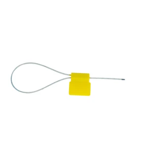 1.8mm Tamper Proof Customized Disposable Wire Cable Seal With Clear Case