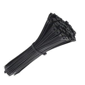 Cable Ties OEM Size Multi-Purpose Eco-Friendly Black Self-Locking Plastic Nylon Cable Ties