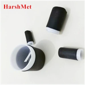 EPDM Cold Shrink Cable End Caps with Cutting Service 2:1-4:1 Shrink Ratio 25-90mm ID Range