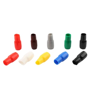 Soft Quick Connect Flexible Insulated PVC Cable Termination Protective Cover Sleeve Small Electric Wire End Sleeve