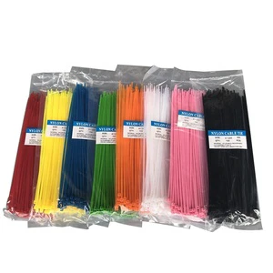 8 Inch Self-Locking Nylon Zip Tie Wire Fastener 200mm*2.7mm Plastic Cable Tie Factory China Manufactured Chinese Manufacturer