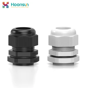 PA Nylon Cable Gland PG9 4-8mm Plastic Wire Glands Conduits Cord Grips