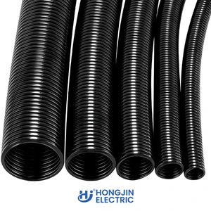 Weatherproof PP Flexible Conduit Custom Length Bendable Electrical Tubing Flame Resistant for 94-V0 IP68 for Outdoor Cable