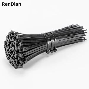 Manufacturer Nylon 66 Cable Ties Multi-Color Self-Locking Flexible Fastener Wire Zip Self-securing Wiring Accessories