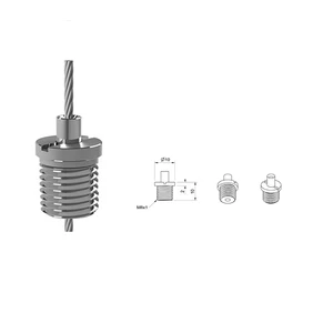 Custom Made M8 Cable Gripper Stainless Steel Wire Rope Clip Supplier from India