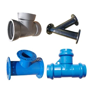 ISO2531 Ductile Iron Fittings and Pipes BSEN545 BSEN598 Construction Use Fusion Bonded Epoxy DN50-2000