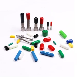 Plastic End Caps Soft Pvc Vinyl Pipe Insulation Cover Waterproof Screw Covers Dust Electric Wire End Caps