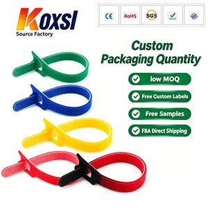 Reusable Nylon Cable Ties High Strength Hook and Loop Straps Self Gripping Wire Cable Organizer Sleeve Manufacturer Sale CE