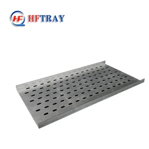 Good Quality Hot Dip Galvanized Perforated Cable Management Tray Anti-Corrosion Heavy Duty Industrial Construction Use Cable