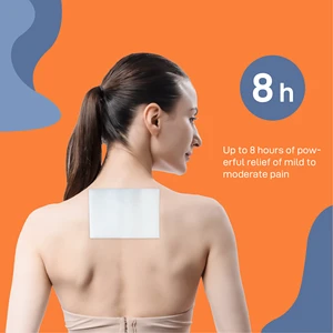 Koolcare CGMP 2025 Customized Up To 8 Hours Pain Relieving Patch Hydrogel Muscle Ache Relieving Plaster Pain Relief Patch
