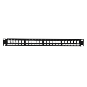 HYCONNECT UTP Blank Patch Panel with Back bar 24 Port