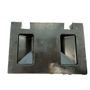 Efficient Safety Recycled Rubber Cable Protector End Cap for Speed Bump Durable Long Lasting 1-5mph Traffic Rating