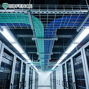 High Quality Carbon Steel Galvanized Wire Mesh Ladder Tray Cable Tray Bracket For Secure Cable Laying And Installation