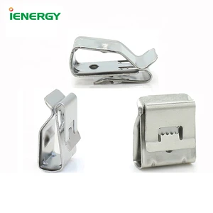 Stainless Steel 304 Solar Cable Clips Retaining Clamp Wire Clamp for Holding PV Wires Cable Management