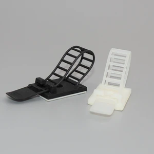 Cable Clamps Nylon Adhesive Wire Clip For Car Charger And USB Wire Management