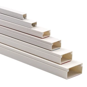 High Quality Durable PVC Electric Wire Cable Trunking Easy Installation Plastic Ducting Sealed Design China Conduits Fittings