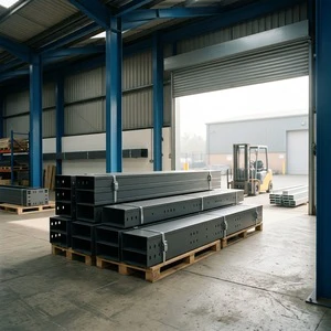 HUAPENG Industrial Plant Cable Trunking Heat Dissipation Ventilation Carbon Steel Fire-Resistant Trough-Type Cable Trunking