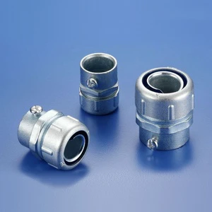 China Factory Wholesale Connector Zinc Alloy Waterproof Threaded Liquid Tight Flexible Conduit Connector