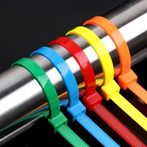 Custom Pretty Packing High Tensile Strength Heavy Duty Durable Long Lasting Rust Proof Wear Resistant Plastic Cable Zip Ties