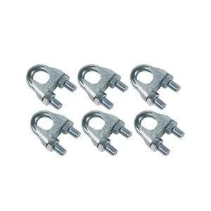 DIN741 Wire Rope Clips Corrosion-Resistant Carbon Steel Cable Clamps for Harsh Outdoor and Industrial Use