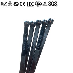 China Factory Nylon Stainless Steel Self-Locking Releasable Cable Tie Zip Ties Industrial Electrical Cable Clamp Strap Wraps