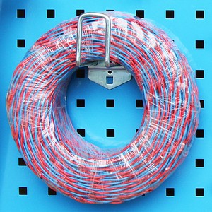 Cable Ties Red Blue 100 Pack Plastic Wire for Electrical Organization and Bundling