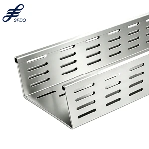 Chinese Factory 1.5mm Thickness Industrial Cable Tray Corrosion Resistance Electrical Steel Perforated Cable Tray