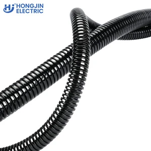 IP68 Waterproof PA Nylon Flexible Conduit Flame Resistant for 94-V0 CE Certified Customized Color Split Corrugated Tube