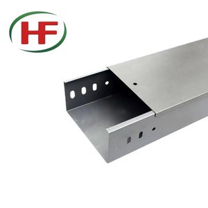 High Strength Closed Channel Cable Tray Galvanized Steel Cable Raceway With Cover