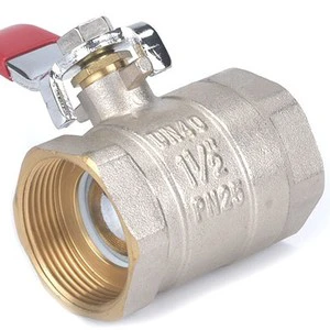 JD Female Thread 1/2 3/4 1inch Ballvalve Water Brass Ball Valve
