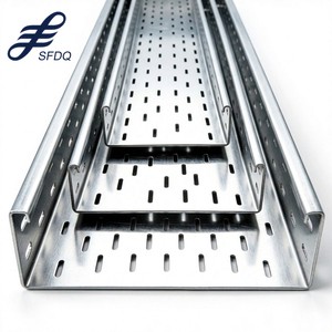 Cable Tray System with Accessories for Electrical Cable Management