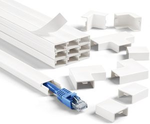 10x20mm 10x15mm PVC Cable Chute Round and Slotted Cable Trunking Wiring Ducts Made of Plastic and Rubber