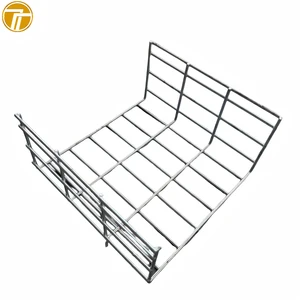 Industrial Wire Mesh Carbon Steel Galvanized/Powder Coated Cable Management Tray
