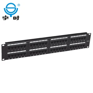 PCB Type 19inch 2u Utp 48ports Patch Panel Cat5E/Cat6
