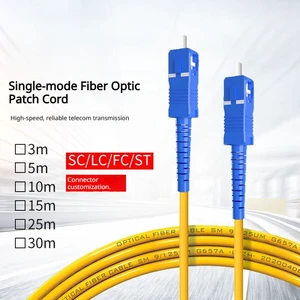 Single-mode Fiber patch Cord SC Single-mode Fiber patch Cord 9/125 Telecommunications-grade Single-mode Tail Fiber