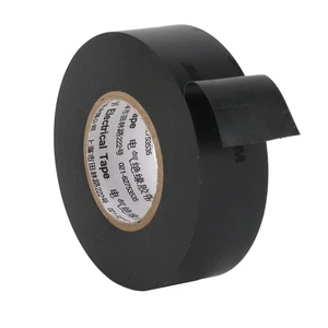 Weatherproof PVC Electrical Insulating Tape 170 High Voltage Durable Black Flame Retardant Electrical Wire Tape Roll