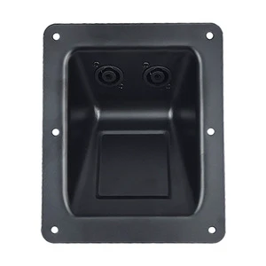 Speaker Patch Panel, Audio Iron Patch Panel, with connector, waterproof, 170*140*56mm, audio accessory