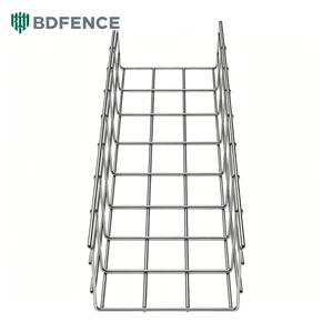 Anti Acid Alkali Galvanized Wire Mesh Cable Tray Open Grid Fast Heat Dissipation Extend Cable Life Full Parts For Indoor Outdoor