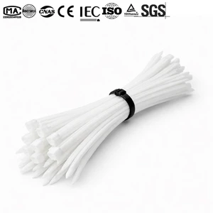 Wholesale Manufacturer Black Custom Color Stainless Steel Plastic Self-locking Zip Tie Nylon Cable Ties