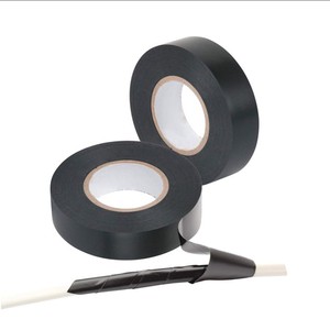 Best quality plain black abrasion resistant electrical engineering use PVC electrical insulating tape