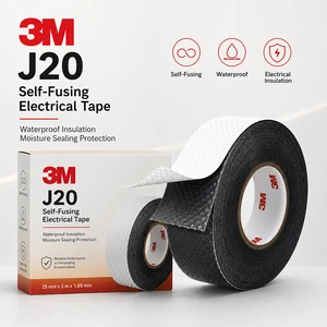Factory Supply Strong Adhesive PVC Tape 3M J20 Electrical Tape Self-Melting Electrical Insulation Tape for Motor
