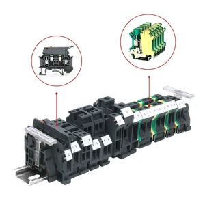 High Current Fast Wiring Disconnect Grounding Wire Screw Clamp Terminal Blocks