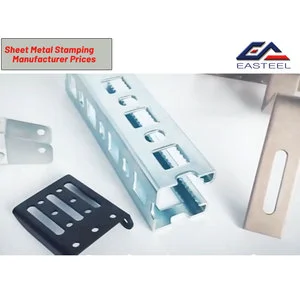 Solar Panel Aluminum/Steel Sheet Metal Stamping Brackets With Painted/Powder Coated Finish Customizable