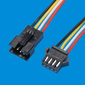 Male Female JST SM 2-Pin Cable Connectors with 135 mm Electrical Wire for LED Light Made with PVC & Nylon Insulation Material