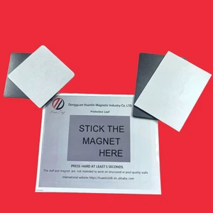 Sublimation Magnetic Plate Square Magnetic Sheet Frame Metal Poster Soft Rubber Adhesive Wall Mount Magnet for Metalprints