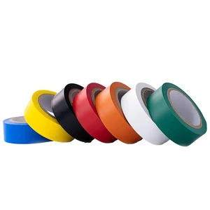 China Factory Pressure Sensitive Acrylic Single Sided Waterproof PVC Electrical Insulating Tape for Warning Use 18mm*10m Fast